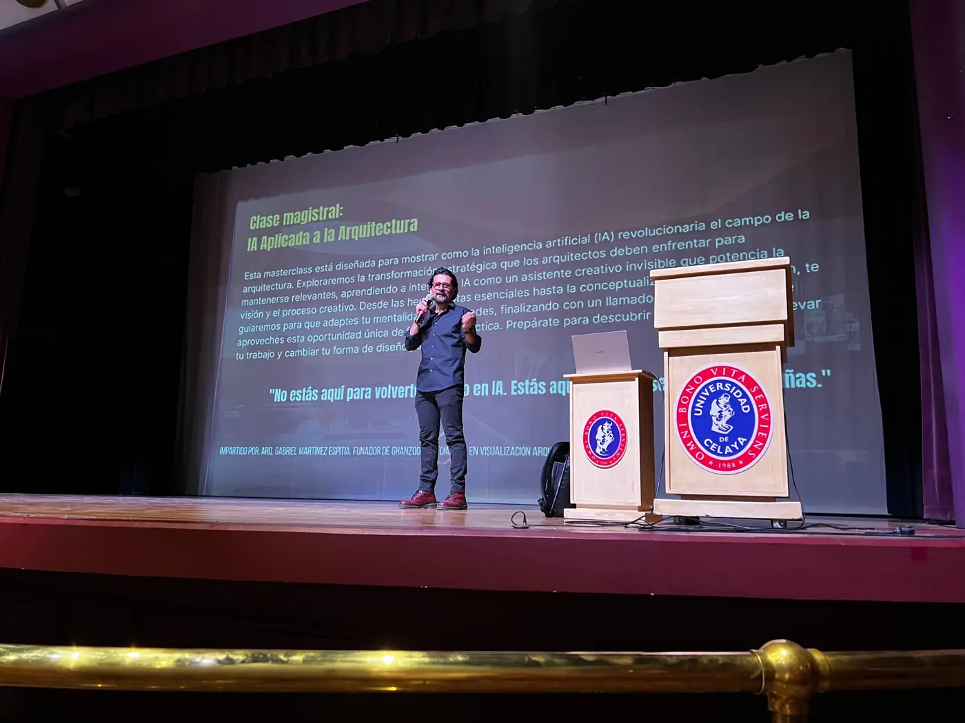 Clase magistral: IA aplicada a la arquitectura · Universidad de Celaya